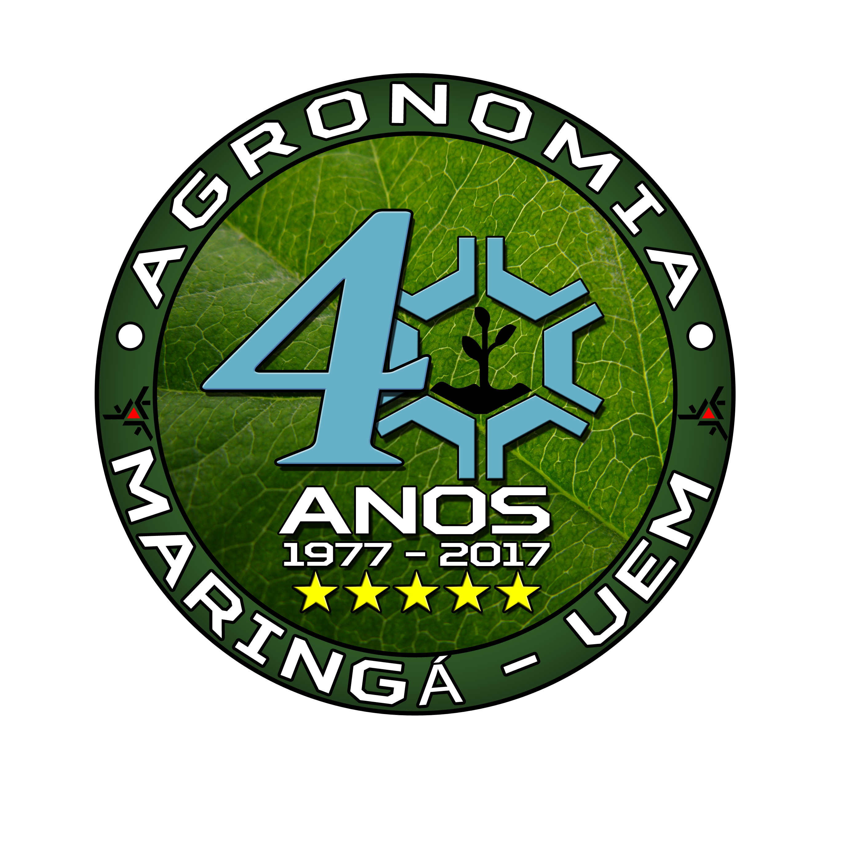 Logo de comemoração dag 40 anos