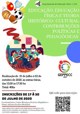 Imagem - Curso de Extensão - Educação, Educação Física e Teoria Histórico-Cultural