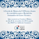 2014-Recital dos Formandos do  Curso Técnico no