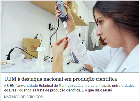 UEM é destaque nacional em produção científica